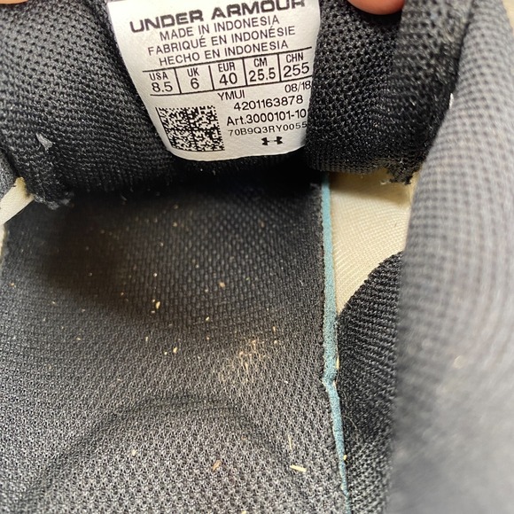 Under Armour Micro G Pursuit Women's Running Sneakers Size 8.5 Gray 3000101-103 - Picture 10 of 13